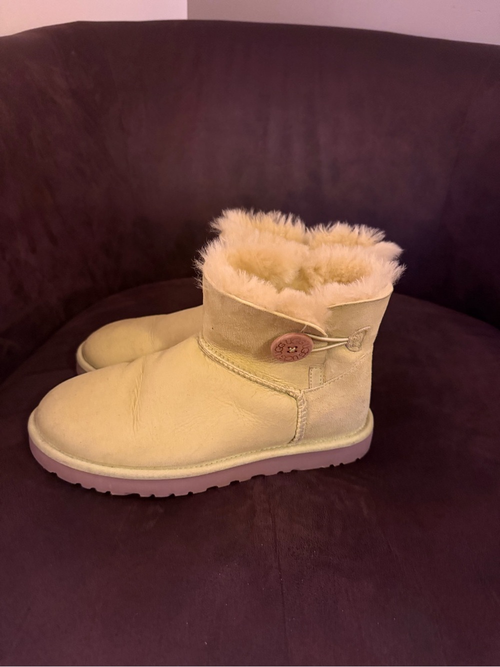 ladies Cozy Shearling Lined Ugg Winter Boots -